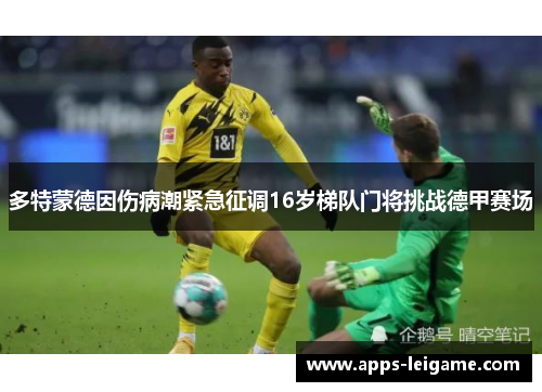 多特蒙德因伤病潮紧急征调16岁梯队门将挑战德甲赛场